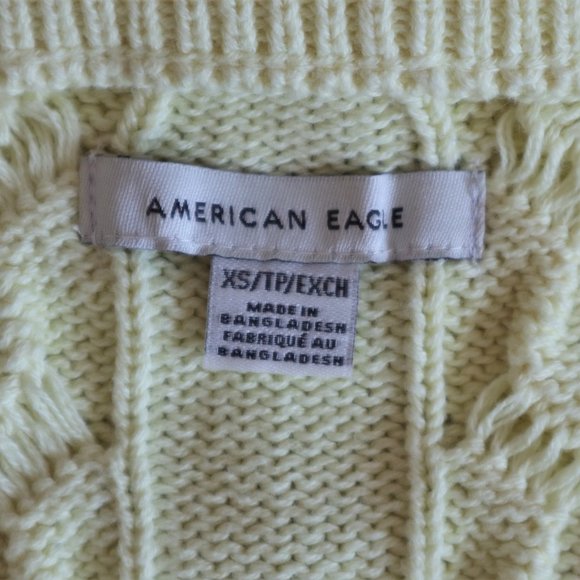 Yellow Cable Knit Sweater Vest NWOT - Picture 6 of 7